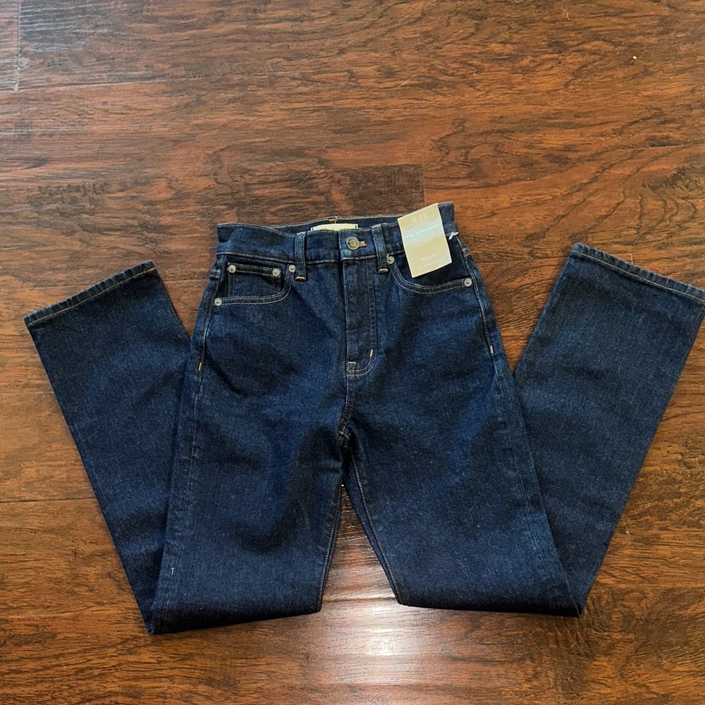 NWT Madewell ‘90s Straight Leg High Rise Jeans (23)